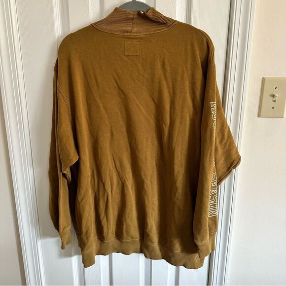 Aerie The Sweat Everyday “Mountain Season” Cozy Mock Neck Sweatshirt Size Large - Picture 6 of 8